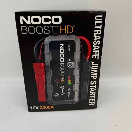 New Noco Boost HD 2000A Lithium Jump Starter GB70
