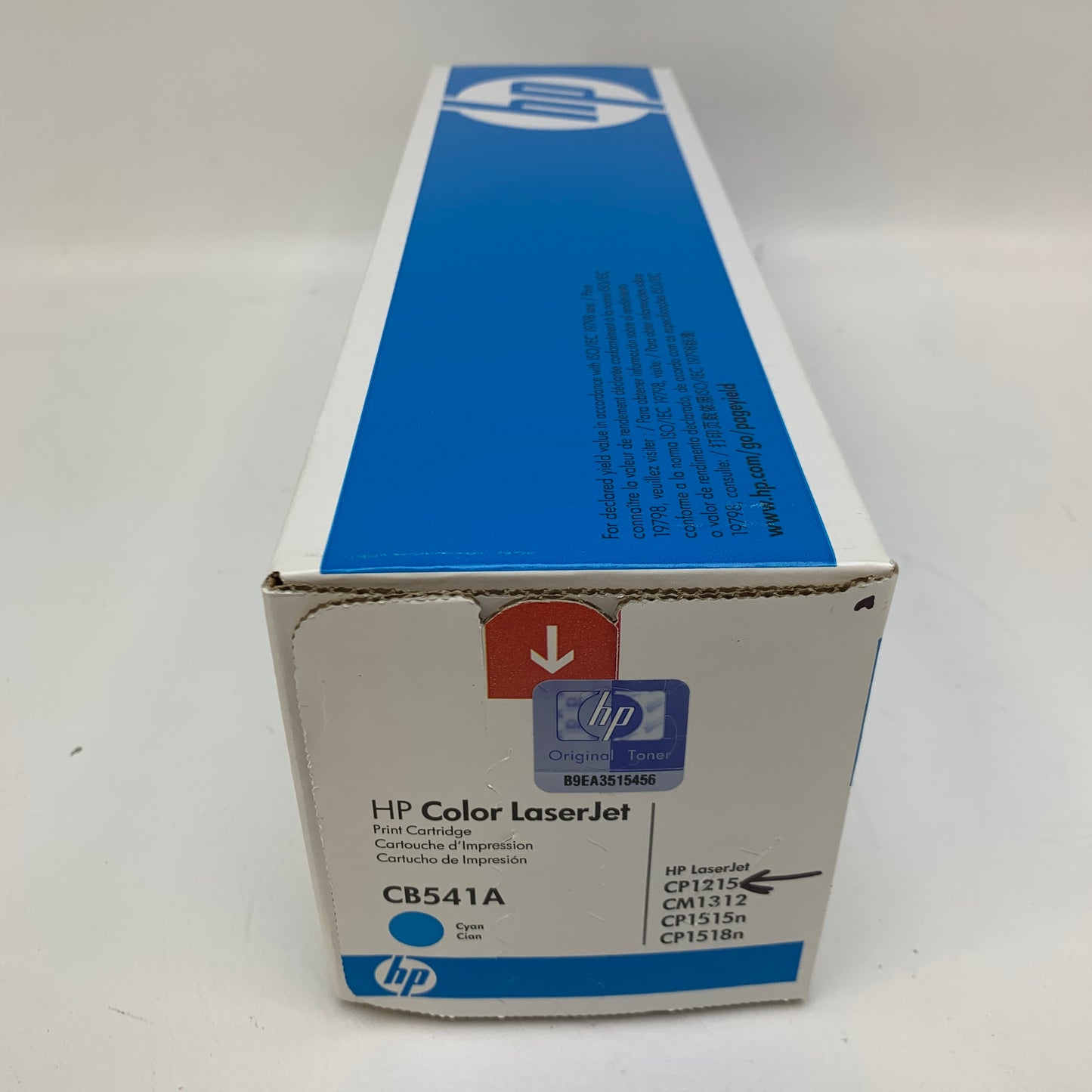 New HP 125A Cyan Original LaserJet Toner Cartridge 1400 Pages CB541A