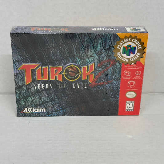 New Turok 2 Seeds of Evil (Nintendo 64 N64, 1998)