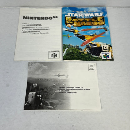 Star Wars Battle for Naboo (Nintendo 64 N64, 2000)