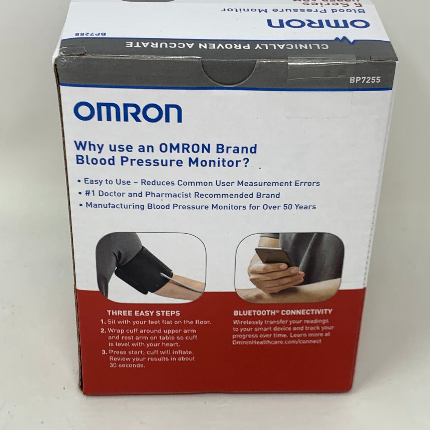 New Omron 5 Series Upper Arm Upper Arm Monitor BP7255