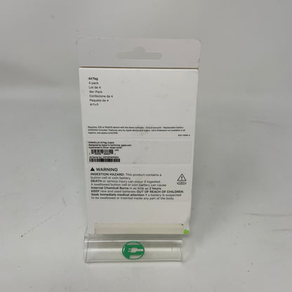 New Apple AirTag 4 Pack Location Tracker MX542ZM/A White