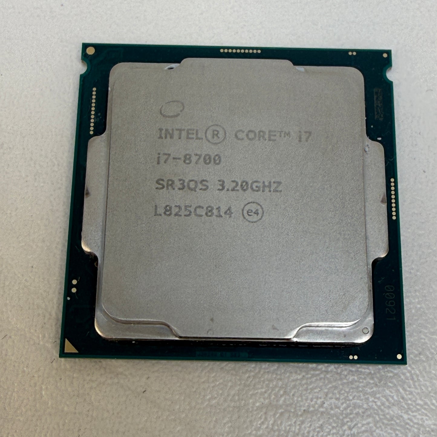 Intel Core i7-8700 3.20GHz 6 Core SR3QS 12 Thread LGA 1151