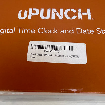 New uPUNCH CR1000 Digital Time Clock & Date Stamp