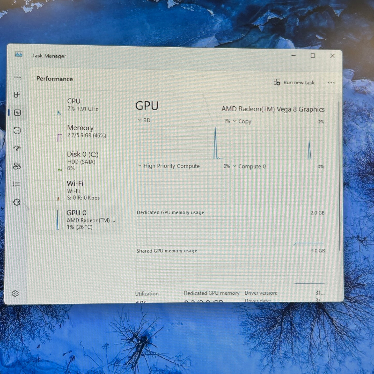 HP Pavilion Desktop 590-p0103wb TLJA8M0 Ryzen 3 3200G 3.50GHz 8GB RAM 1TB HDD