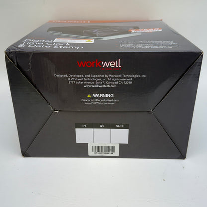 New uPUNCH CR1000 Digital Time Clock & Date Stamp