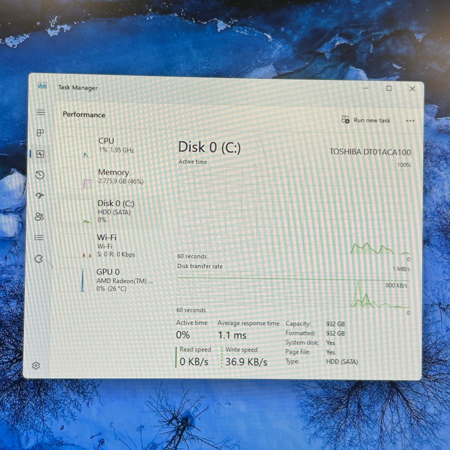 HP Pavilion Desktop 590-p0103wb TLJA8M0 Ryzen 3 3200G 3.50GHz 8GB RAM 1TB HDD