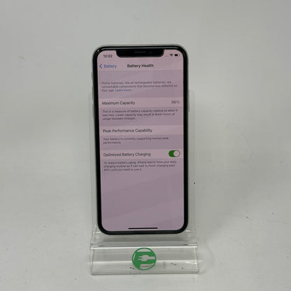Factory Unlocked Apple iPhone X 64GB Silver NQCL2LL/A