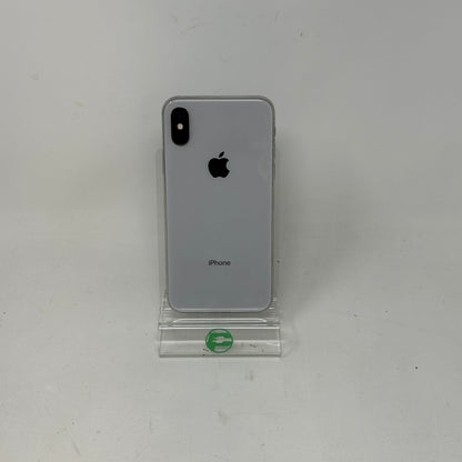 Factory Unlocked Apple iPhone X 64GB Silver NQCL2LL/A