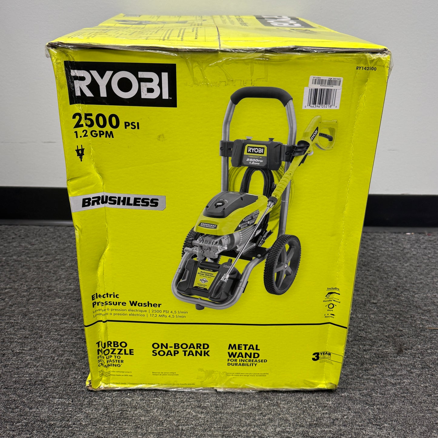New Ryobi  120V Electric Pressure Washer RY142500