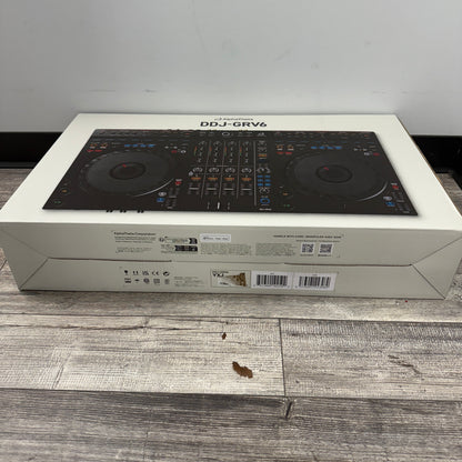 New AlphaTheta DDJ-GRV6 4-Channel DJ Controller w/ Scratch Pads USB Connectivity