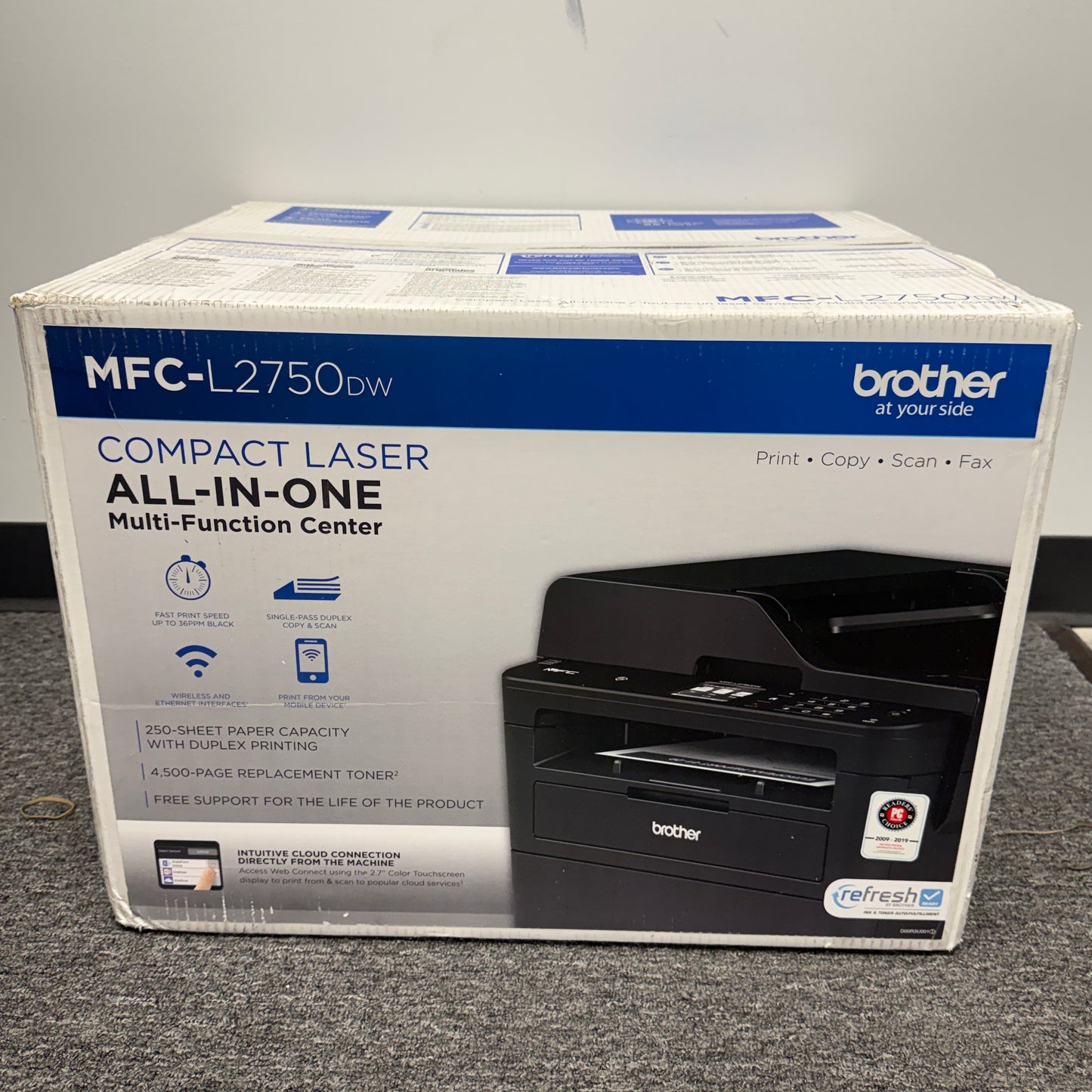 New Brother MFCL2750DWS  All-in-One Printer