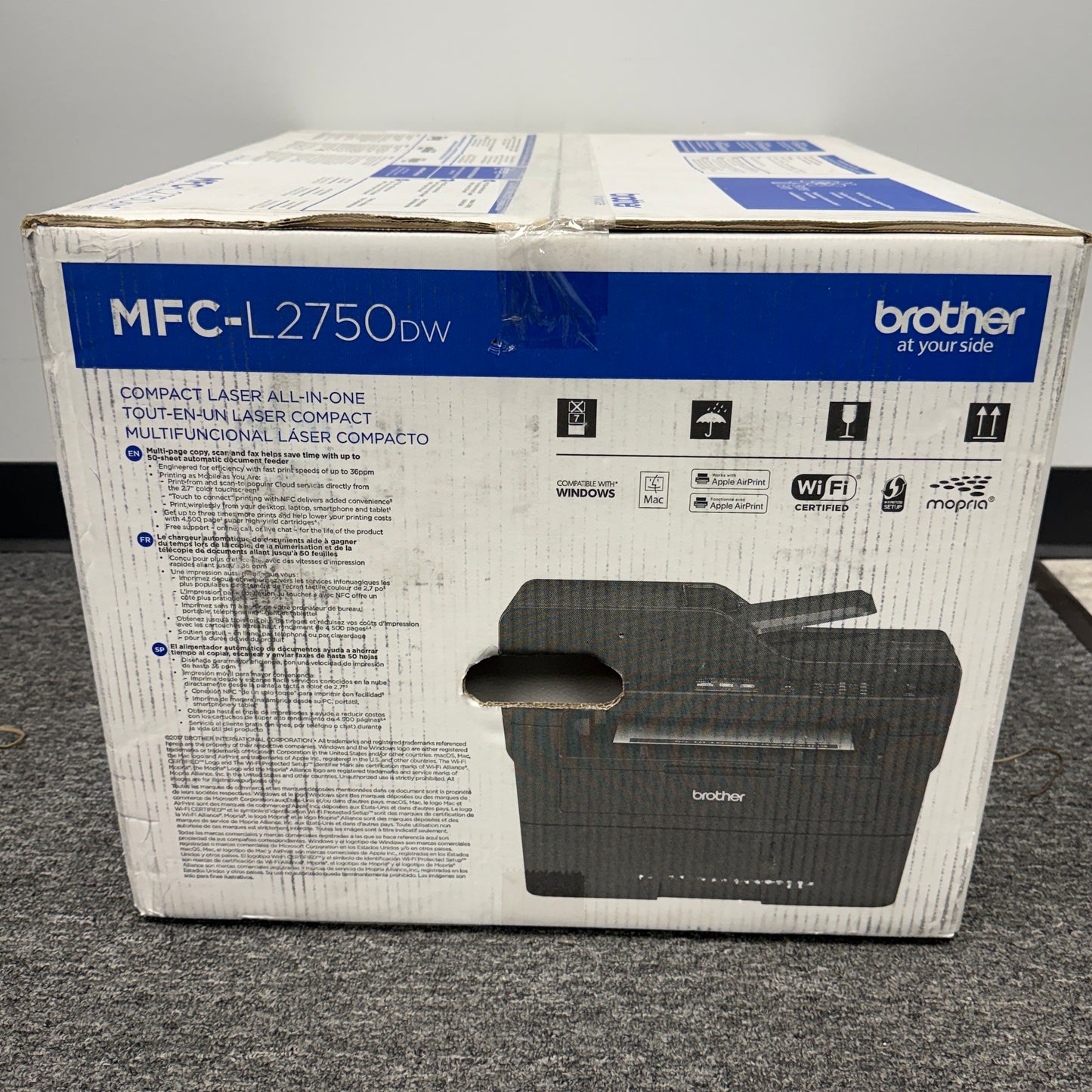 New Brother MFCL2750DWS  All-in-One Printer