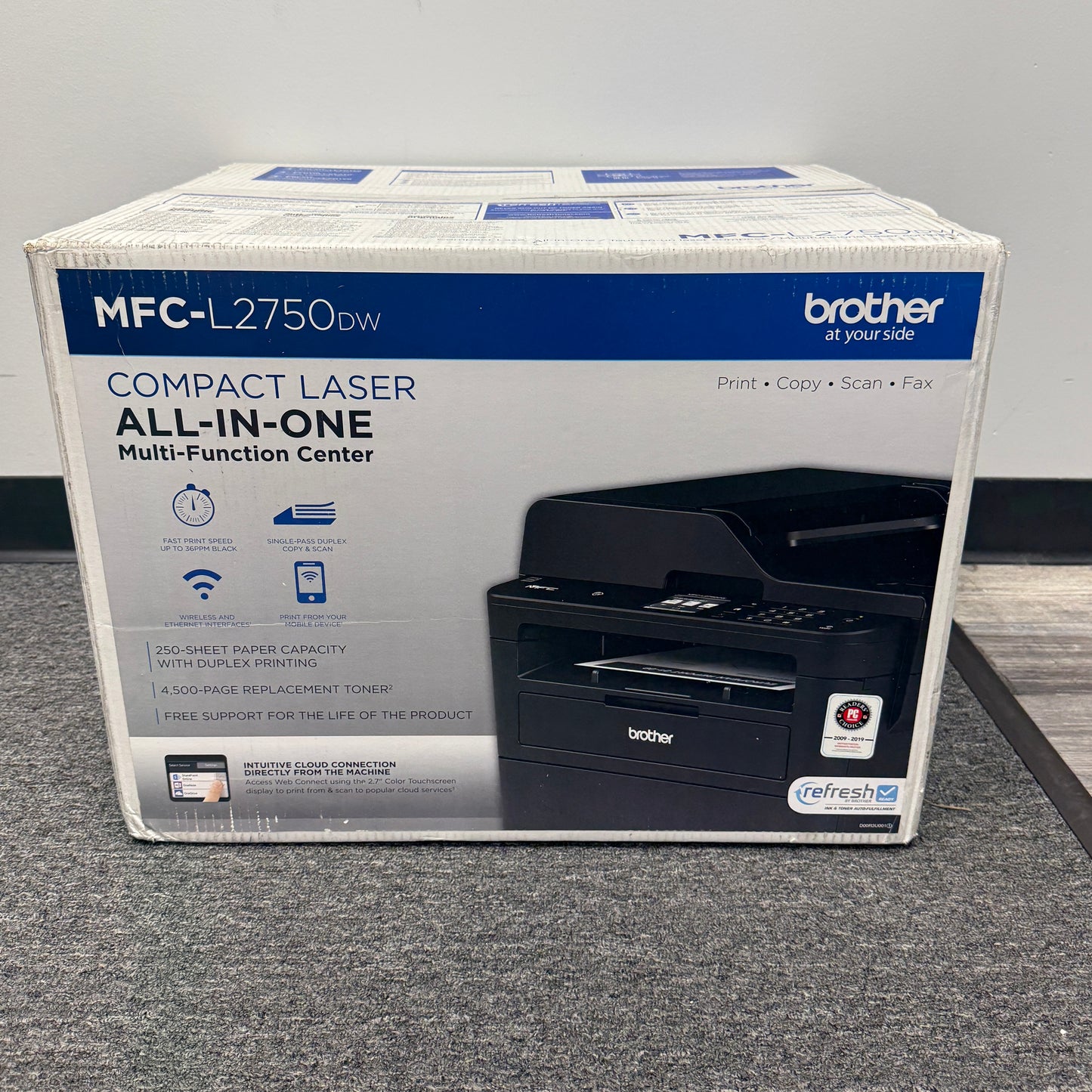 New Brother MFCL2750DWS  All-in-One Printer