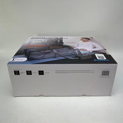 New Sharper Image Powerboost Boots Air Compression Leg Recovery 90644079