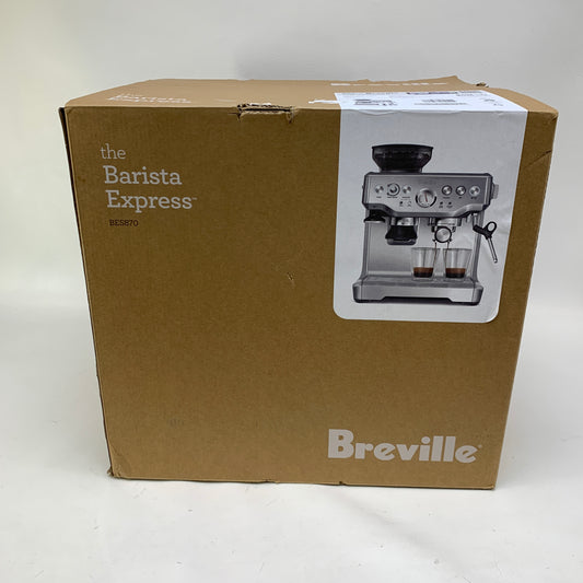 New Breville Express Coffee Machine with Cappuccinatore Stainless Steel BES870XL