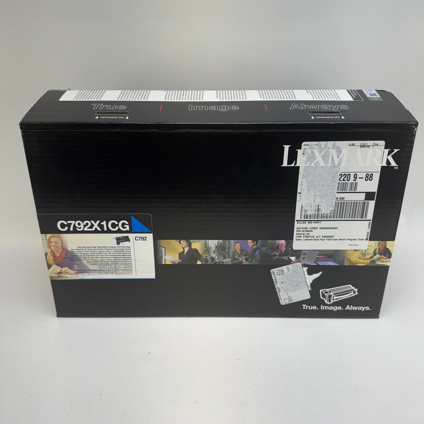 New Lexmark C792 C792X1CG Cyan Toner Cartridge