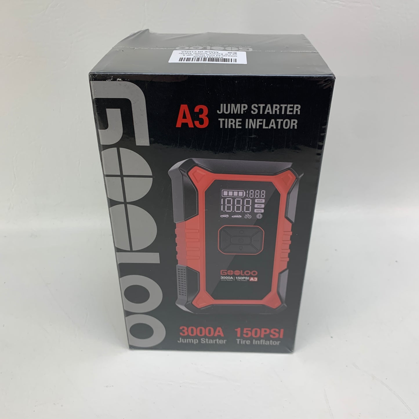 New GOOLOO A3 Jump Starter 3000A 12V Car Battery Booster