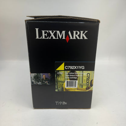 New Lexmark C792 C792X1YG Yellow Toner Cartridge
