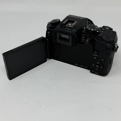 Panasonic Lumix DMC-G7 4K Mirrorless Camera w/14-42mm Lens,Charger & Hood Black