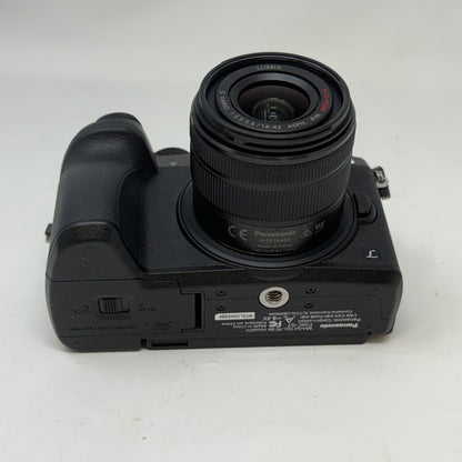 Panasonic Lumix DMC-G7 4K Mirrorless Camera w/14-42mm Lens,Charger & Hood Black