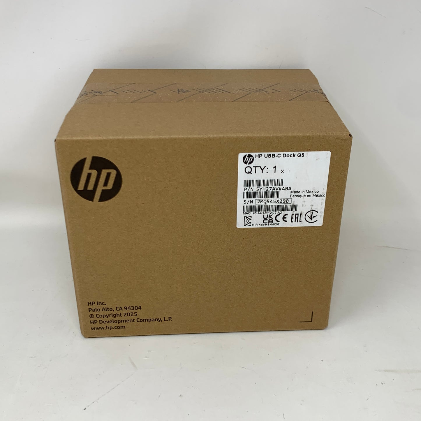 New HP USB-C Dock G5  Docking Station 5YH27AV#ABA