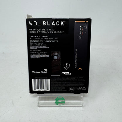 New WD 2280mm SN7100 1TB M.2 NVMe Gen 4.0 x 4 SSD WDBELG0010BBK-WRWM