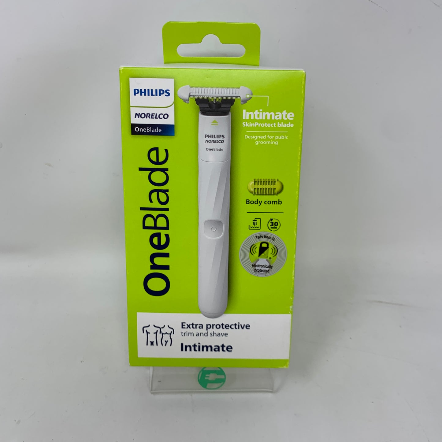 New Philips Norelco One Blade Electric Rechargeable Pubic Groomer QP1924/70