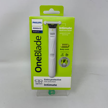 New Philips Norelco One Blade Electric Rechargeable Pubic Groomer QP1924/70