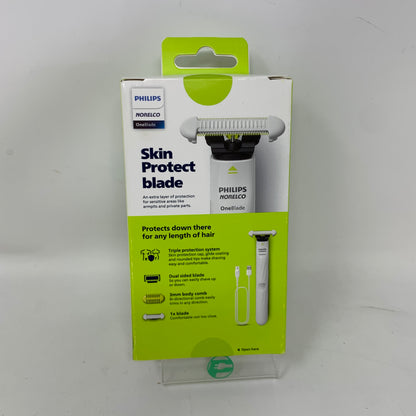 New Philips Norelco One Blade Electric Rechargeable Pubic Groomer QP1924/70