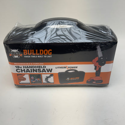 New Bulldog 18V Handheld Mini Chainsaw Cordless Rechargeable Pruning Saw Kit