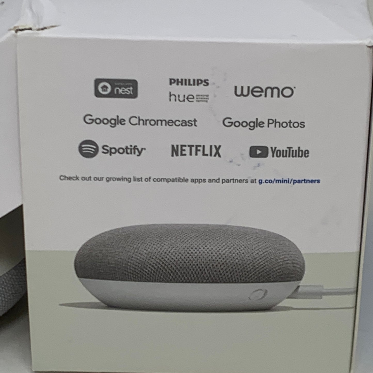 Google Home Mini Smart Speaker w/ Google Assistant GA00210-US