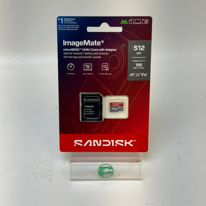 New SanDisk ImageMate 512GB MicroSDXC UHS Flash Memory Card SDSQUAQ-512G-AW6KA