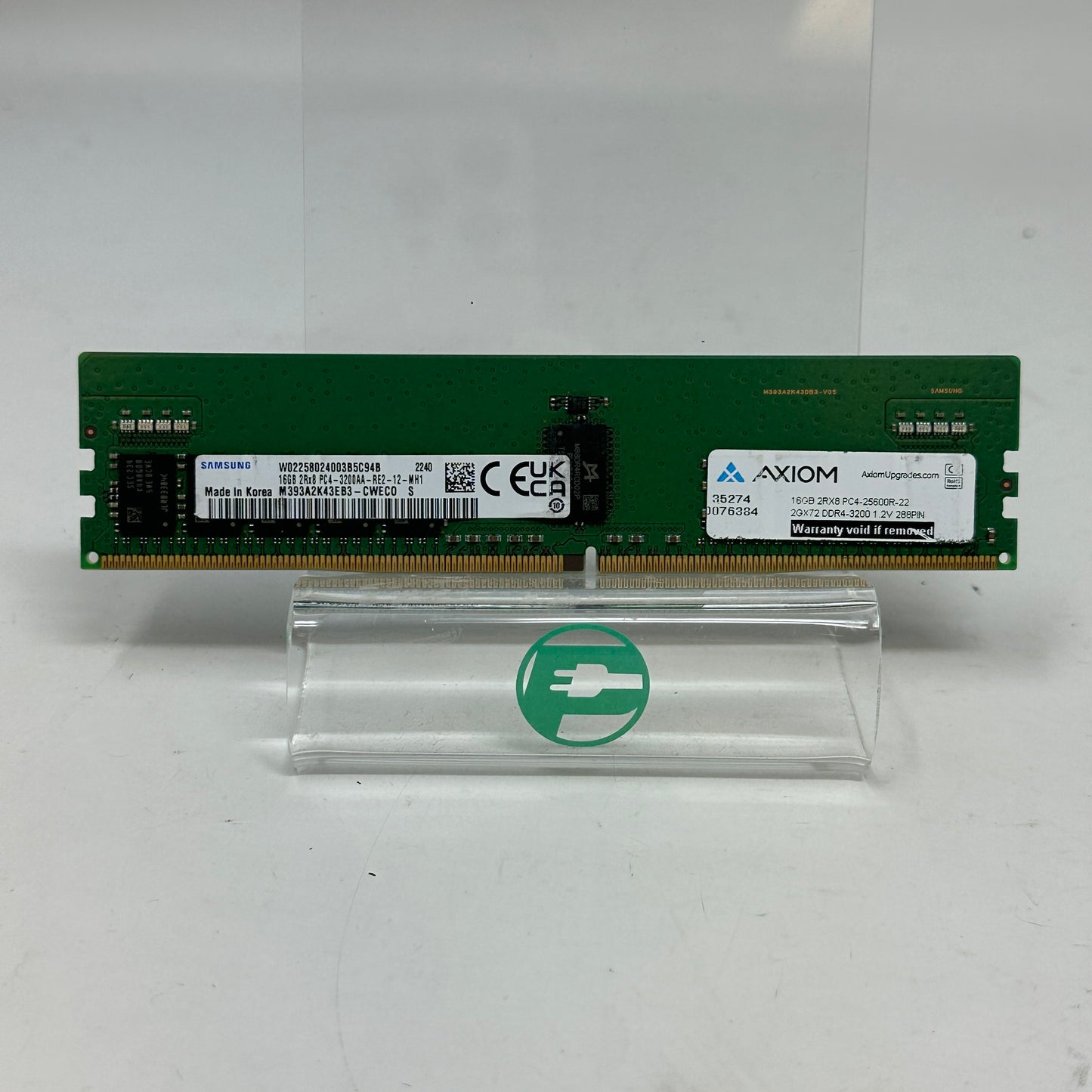 Samsung PC4-3200AA-RE2 16GB (1x16GB) RAM DDR4 3200MHz M393A2K43EB3-CWECO
