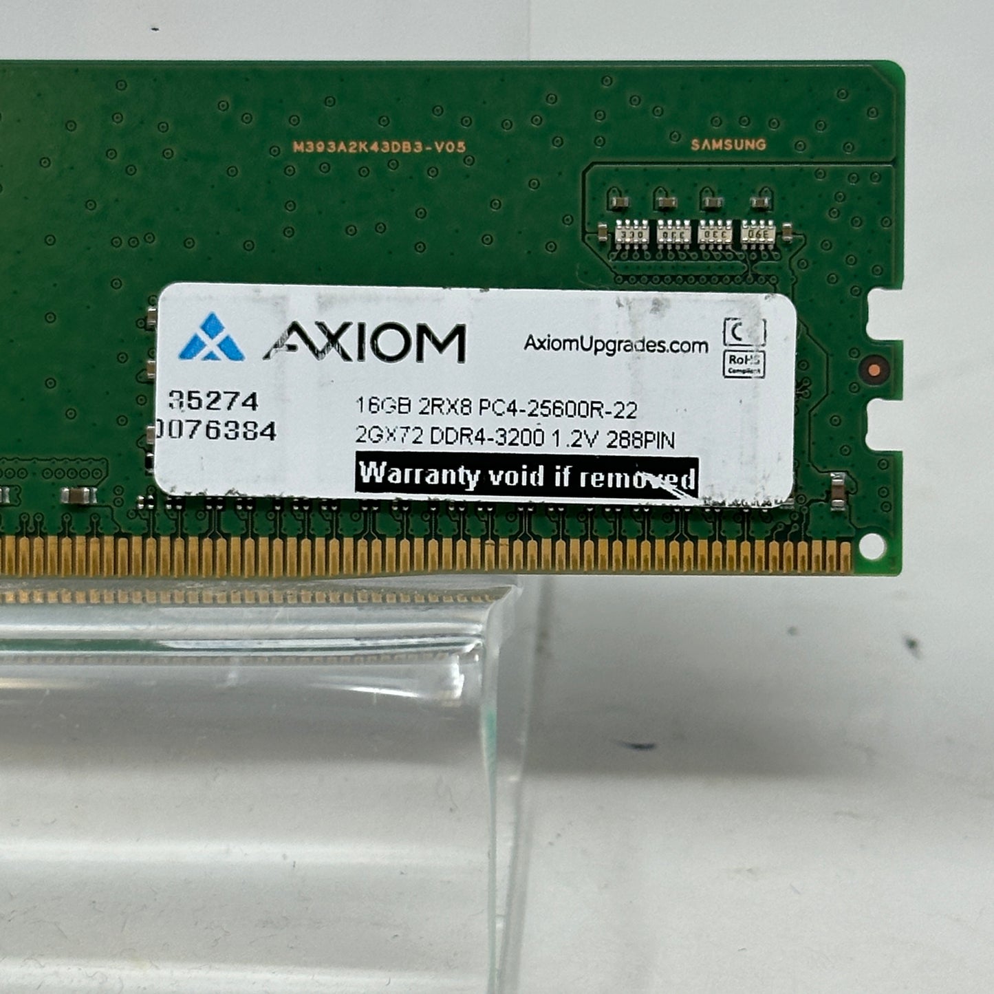 Samsung PC4-3200AA-RE2 16GB (1x16GB) RAM DDR4 3200MHz M393A2K43EB3-CWECO