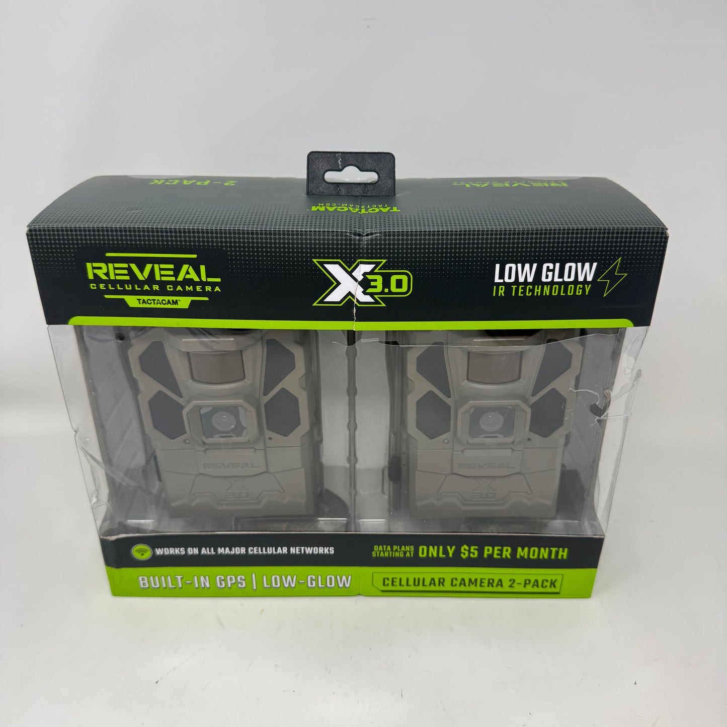 New Tactacam Reveal Pro 3.0 Cellular Trail Camera 2-Pack RV-XP3-BNDL1
