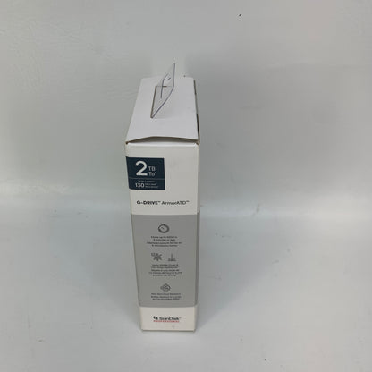 New SanDisk G-Drive ArmorATD 2TB Rugged External Hard Drive USB-C 3.2 IP54 HDD