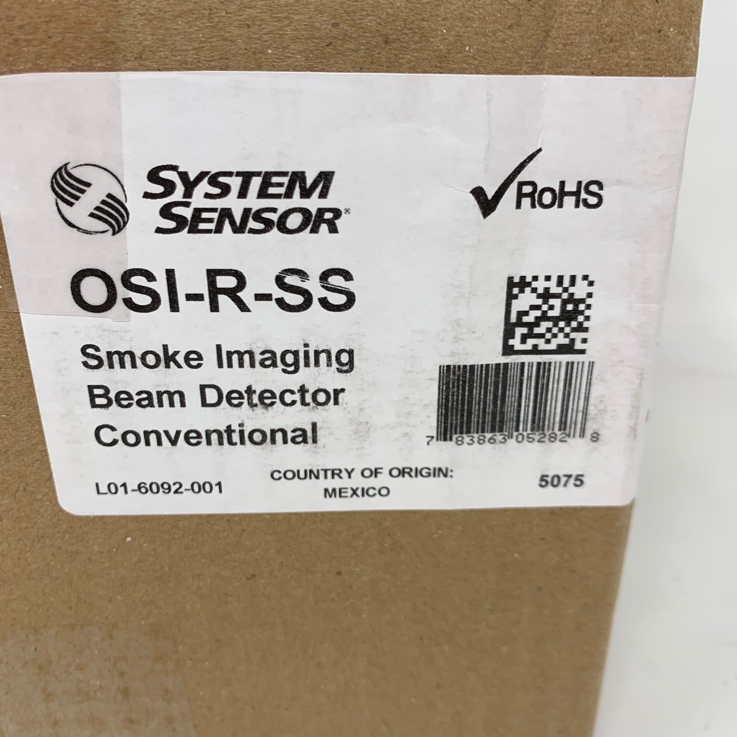 New System Sensor OSI-R-SS  Reflected Type Beam Smoke Detector