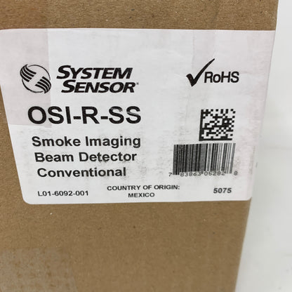 New System Sensor OSI-R-SS  Reflected Type Beam Smoke Detector