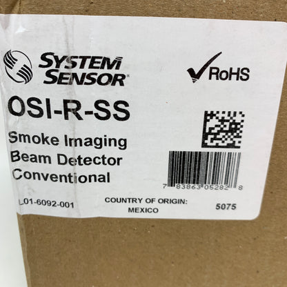 New System Sensor OSI-R-SS  Reflected Type Beam Smoke Detector