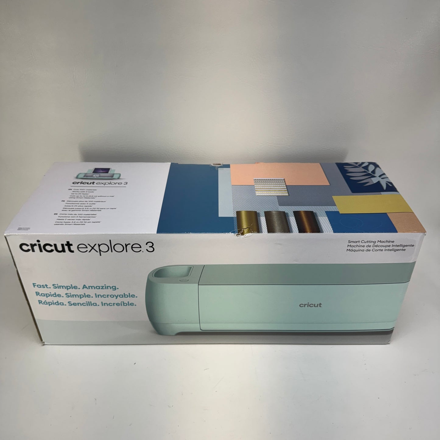 New Cricut Explore 3 Smart Cutting Machine Vinyl Iron-On Cardstock Maker 2008337