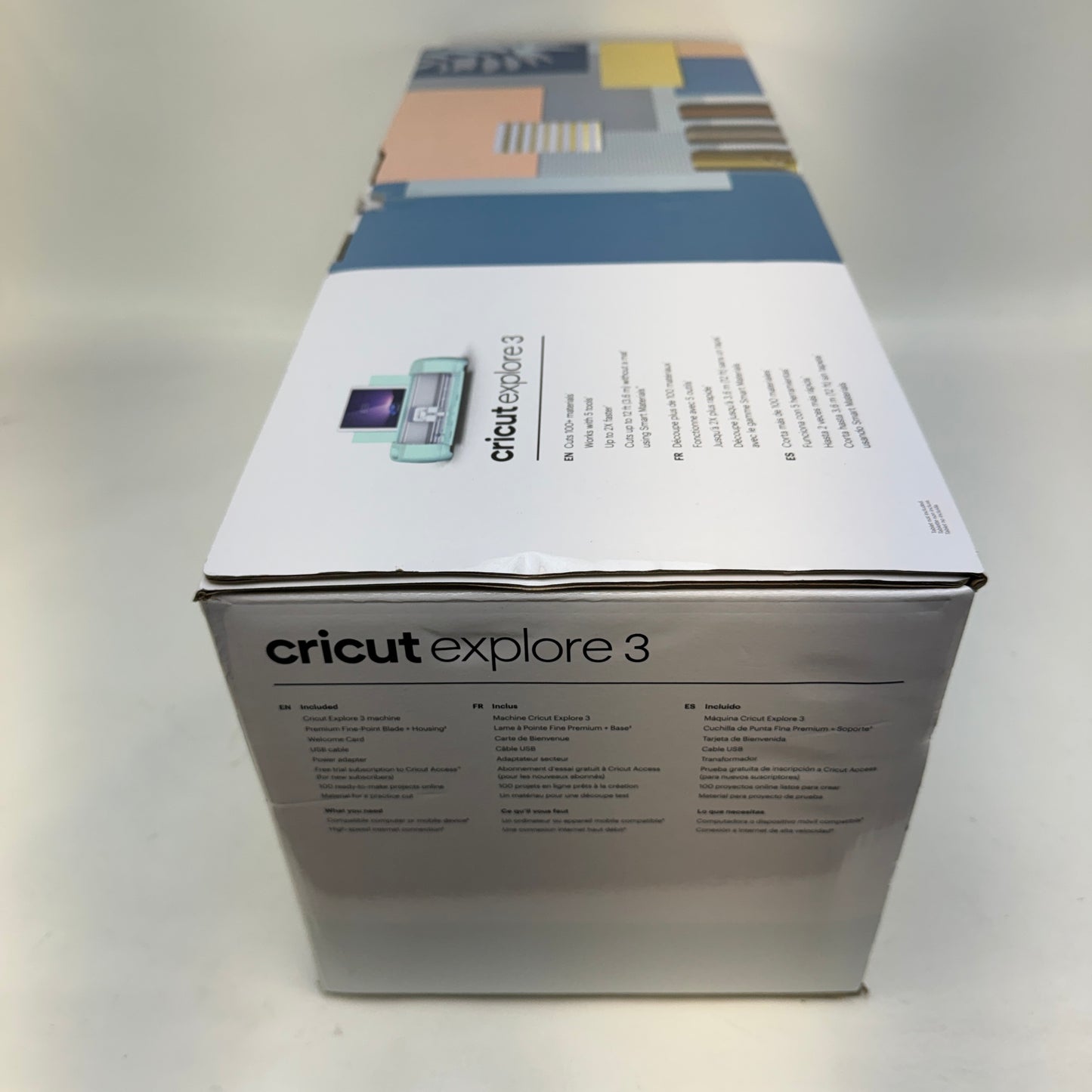New Cricut Explore 3 Smart Cutting Machine Vinyl Iron-On Cardstock Maker 2008337