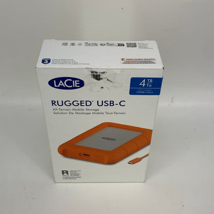 New LaCie 2.5" Rugged USB-C 4TB HDD STFR4000800