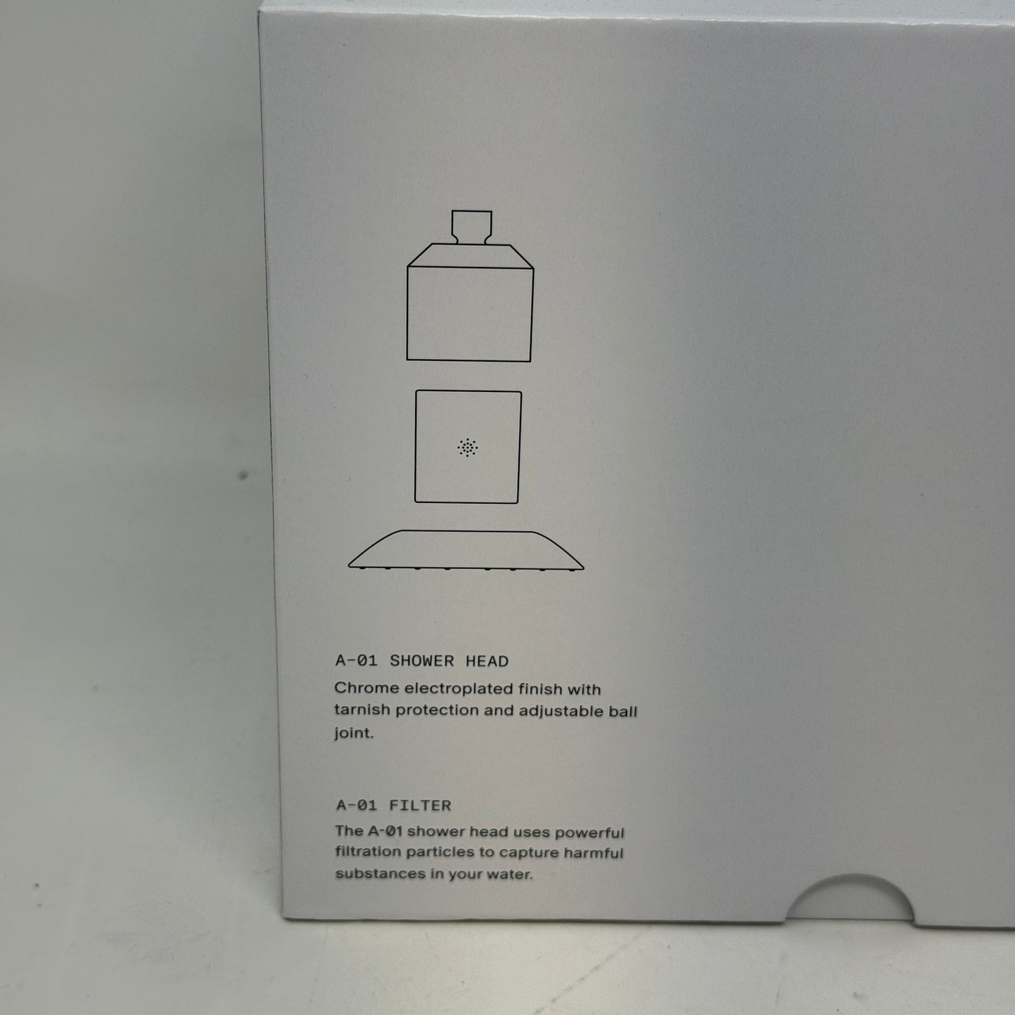 New Afina A-01 Filtered Shower Head AF-SSH-BN