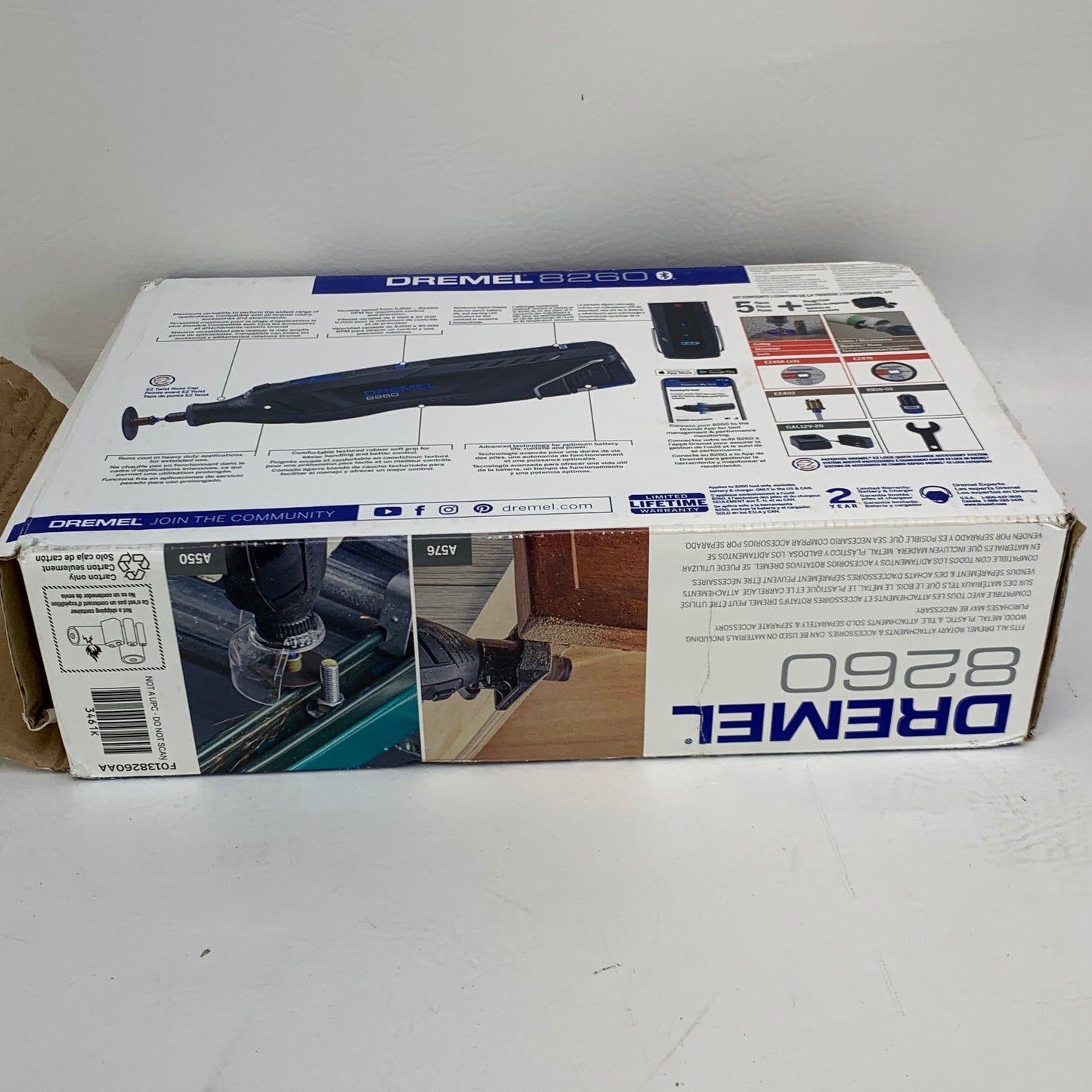 Dremel 8260 Cordless Brushless Smart Rotary Tool Kit 12V Li-ion