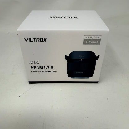 Viltrox AF 15mm f/1:1.7 STM Aspherical ED IF APS-C Frame Ultra-Wide Prime Lens