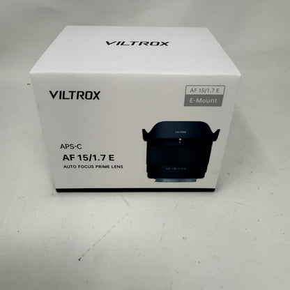 Viltrox AF 15mm f/1:1.7 STM Aspherical ED IF APS-C Frame Ultra-Wide Prime Lens