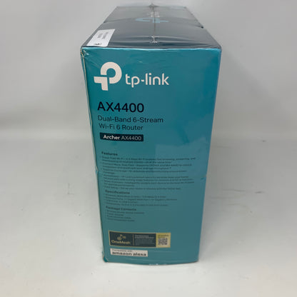 New TP-Link Archer Dual Band WiFi 6 AX4400 Mesh WiFi Router