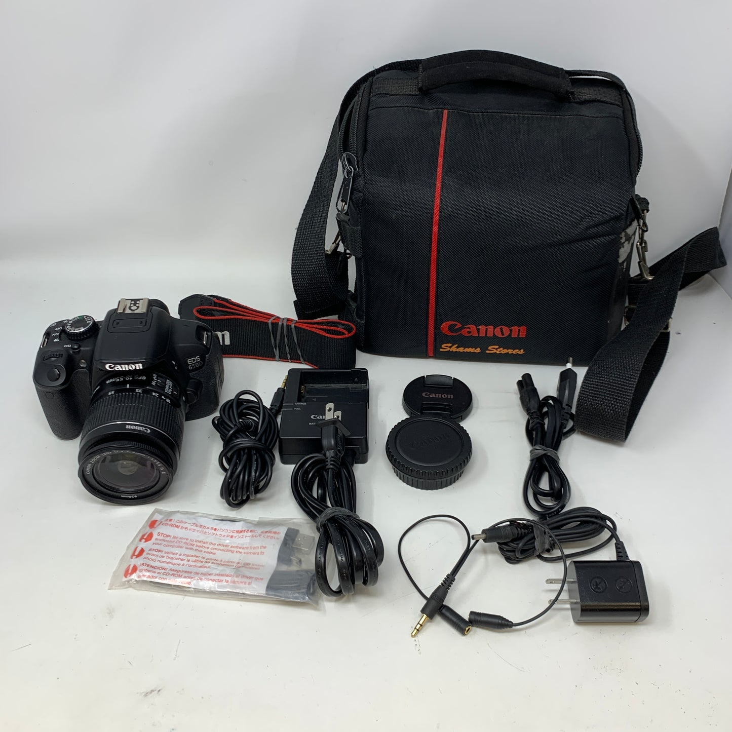 Canon EOS Rebel T4i 18.0MP Digital SLR DSLR Camera w/18-55mm Lens