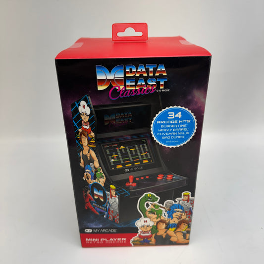 New My Arcade Data East Classics Mini Player Retro Arcade Cabinet 34 Games 3200